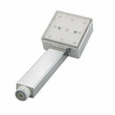LED Temperature Sensor Color Changing Shower Head Sprayer Chrome Handheld B