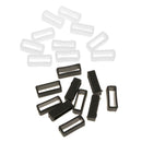 20pcs Rubber Watch Band Retaining Keeper Ring Hoop Loop for 22mm Strap Width