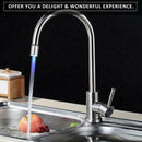 7 Colors LED Water Stream Faucet Light Automatic Changing Spout Shower Sink V3Z4