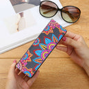 DIY Diamond Painting Leather Eye Glasses Storage Case Travel Sunglasses Box