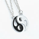 Women Men Yin Yang Necklace Pendant - Taoism Tai Chi Trigram Valentine's Da E8Q8