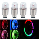 4Pcs LED Wheel Tire Tyre Valve Caps Colorful Neon Light for Car Bike Motorcycle