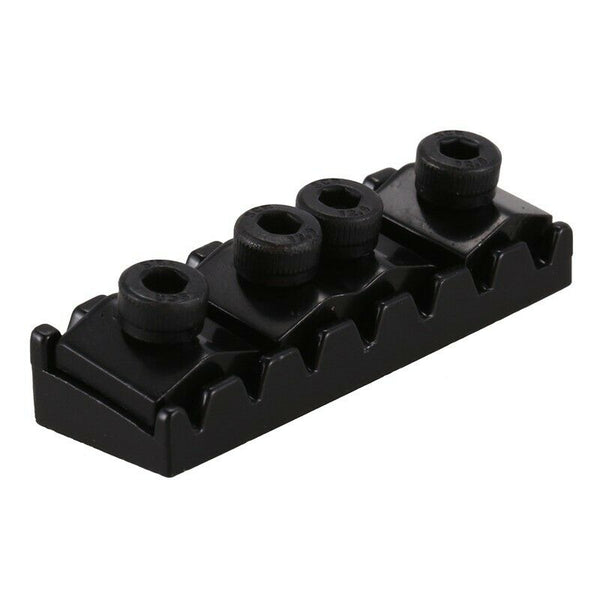 7 String Locking Nut Electric Guitar Nut Tremolo Bridge 48mm (Black)