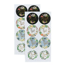 80 pcs/10 sheet Gift Sealing Stickers Thank you Design Party Gift Decor LabSEAU
