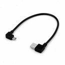 Right Angle 2.0 USB to Left Angle Mini USB Male 90 Cabl Charge L1S7 Data De J4D4