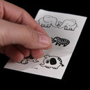 Removable waterproof Metallic Temporary Tattoo Stickers Temporary Body Art Z