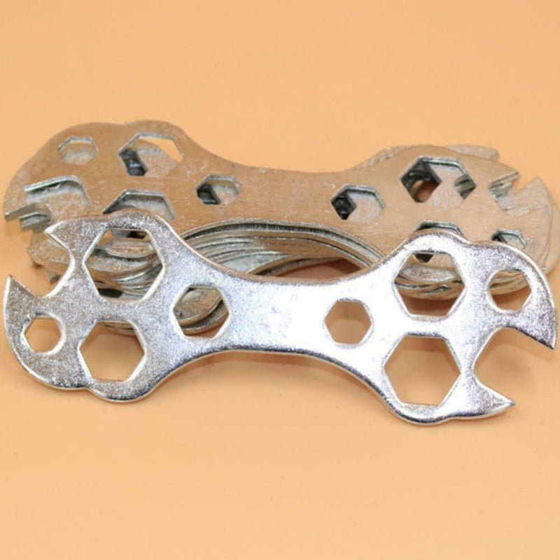 Bicycle Cycling Flat Hexagon Wrench Multifunction Steel Spanner Repair Tool New