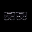2pcs Ultrasonic Sensor Mounting Bracket for HC-SR04 Smart Car LJ
