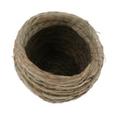 Handwoven Straw Bird Nest Bed House Macaw Parrot Breeding Cave Bird Nest