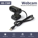 720p HD Webcam Built-in HD Microphone USB Web Camera for Desktop Laptop PC