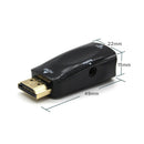 1080P HDMI Male to VGA Female Adapter Video Converter 3.5mm Audio Output Ca