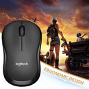 Logitech M185/186 2.4GHz Wireless Mouse 1000 DPI Office Gaming Mice USB Receiver