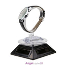 Solar Showcase 360 Turntable Rotating Jewelry Watch Ring Display Stand 037
