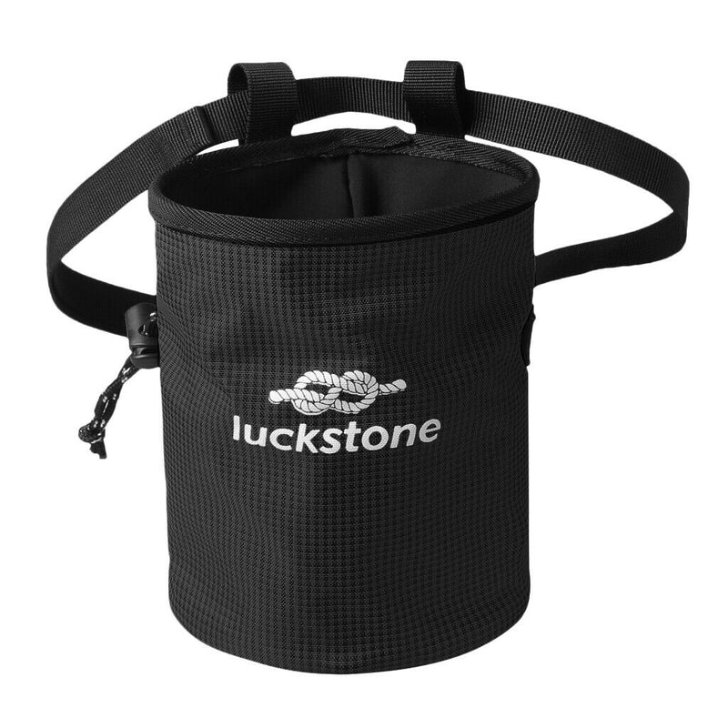 2pcs Climbing Chalk Bag with Adjustable Quick-clip Belt & Drawstring Closure for