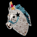 horse   reversible change color sequins sew on patches diy applique cr JR