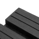 Universal Car Repair Square Slotted Frame Rail Floor Rubber Guard Jack Pad Y7D1