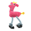 3 Pieces Dog Rope Toys Squeaky Plush Dog Toys,Dog Chew Interactive Toys for