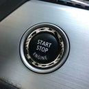 Carbon Fiber Car Engine Start Stop Button Ring Trim for BMW E90 E92 E93 (B) SN9F