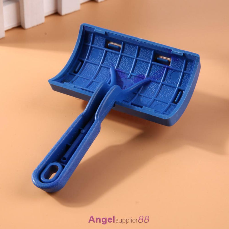 Puppy Cat Dog Grooming Slicker Dog Comb Steel Needle Brush Clean Tool Blue