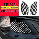 New Real Carbon Fiber Inner Door Bowl Cover Trim for Chevrolet Camaro 2017- W2H9