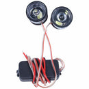 Motorcycle Motorbike Warning Flash Strobe Brake Lights LED White