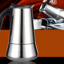 Stainless Steel Espresso Percolator Coffee Stovetop Maker Mocha Pot 2 Cups