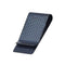 Money Clip Carbon Fiber Holder for 30 Folded Bills or Around 15 Cards Blue