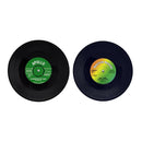 6Pcs CD Vinyl Glass Cup Mug Pot Bowl Drink Coasters Placemat Set