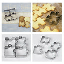 8 pcs Cookies Mold Puzzle Shape Kitchen Tool Biscuit Bakeware Cookie Cutter Set