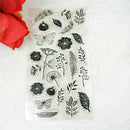 Feather Flower Silicone Clear Transparent Seal DIY Stamp Sheet Photo Album M8D8