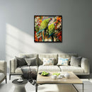 30x30cm Diamond Painting Looking Back Parrots Full Round Drill Cross Stitch