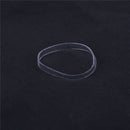 500pcs Clear Ponytail Holder Elastic Rubber Band Hair Ties Ropes Rings BX