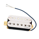 Wired 6 String Electric Guitar Dual Coils Pickup Bridge Alnico 5 White Musical