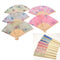Chinese Folding Silk Pocket Flower Hand Fan Wedding Dance Party Color Random OZ