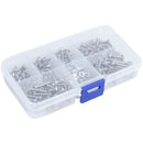 230Pcs M3 Stainless Steel Hex Hex Drive Button Head Socket Cap Bolts Screws W3T9