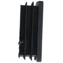 Plastic Square Pipe End Caps Tubing Insert Plugs 50x50mm 30 Pcs Black