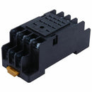 HH54P DIN Rail 12VDC Coil 4PDT 14P General Purpose Power Relay Base Z3M1