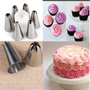 6pcs Icing Piping Nozzle Cake Decorating Sugarcraft Pastry Tips Tool Set JR