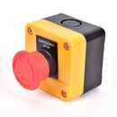 Red Mushroom Cap 1NO 1NC DPST Emergency Stop Push Button Switch AC 660V 10A S lj