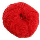 Cotton Knitting Wool Yarn DIY Shawl Scarf Crochet Thread Supplies Red 50g