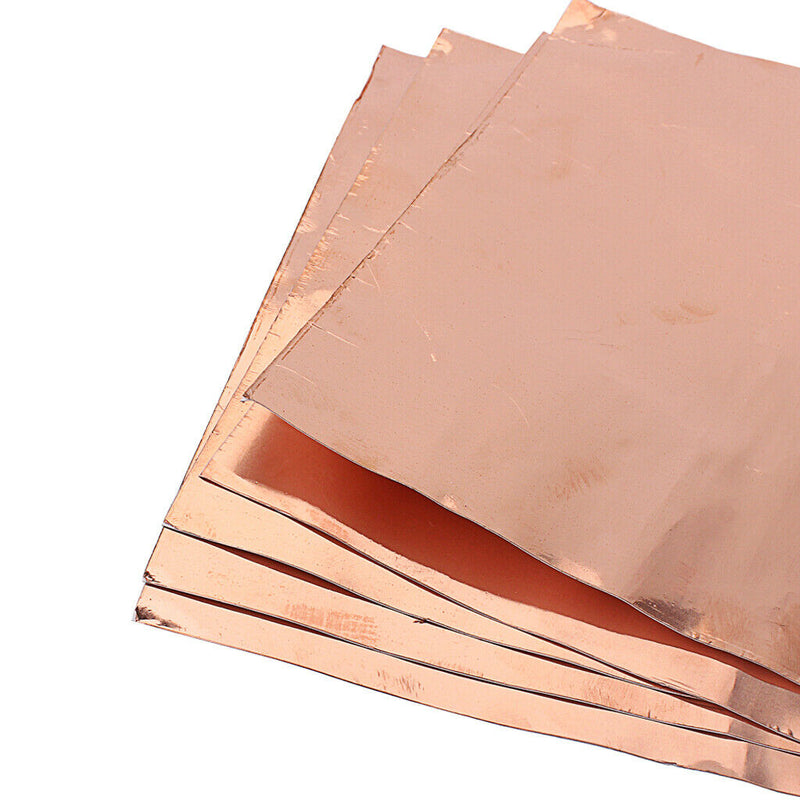Copper Foil Tape with Single-Side Sheets 30cm x 20cm, Conductive Adhesive