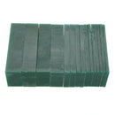 15-Piece Dark Green Jewelry Pattern Making Carving Melting Hard Wax Block