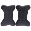 2pcs PU Leather Car Auto Seat Cover Head Neck Rest Cushion Headrest Pillow  O5L3