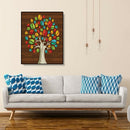 Painting By Numbers Kit DIY Color Tree Hand Painted Canvas Oil Art Picture