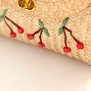 Weave Embroidery Cherry Chain Women Messenger Bags Bohemian Style Mini Wome U6Z4