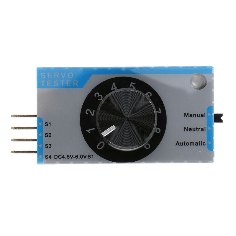 4.5-6V Aluminum Motor Servo Tester ESC Checker for RC Upgrades and Accessories