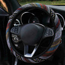 Automotive Boho Ethnic Flax Car Accessory Steering Grip 1 Wheel New 38cm Co D1H7