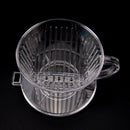 Clear Coffee Filter Cup Cone Drip Dripper Maker Brewer Holder Plastic ReusableLJ