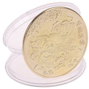 2020 Year of the Rat Souvenir Coin Chinese Zodiac Challenge Coin with Gift B_