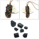 100G Natural Black Crystal Tourmaline Rough Stone DIY Decor Healing Stone C D8K9